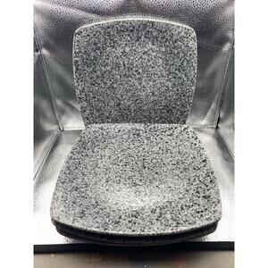 222 Fifth My Place My Space Set Of 4 Speckled Textured Stoneware Dinner Plates